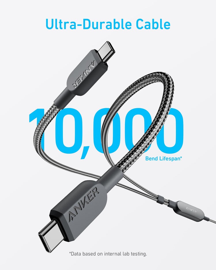 Black Anker 335 Wireless Charger ((3-in-1 Station) Cables | IF639573S9