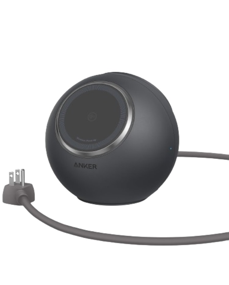 Black Anker MagGo Magnetic Charging Station ((8-in-1) AC Power | JC928472V1