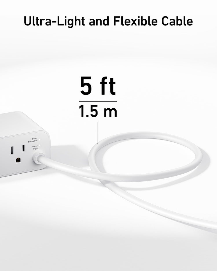 White Anker Charging Station ((7-in-1, 100W) AC Power | WZ038553L1